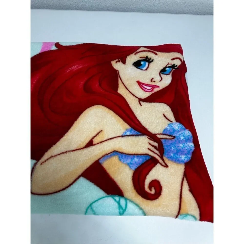 Little Mermaid Ariel  Baby Raschel Soft Blanket 44 x 55